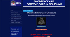 Desktop Screenshot of emergencyultrasound.org.uk