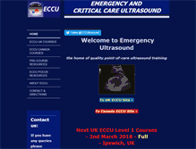 Tablet Screenshot of emergencyultrasound.org.uk